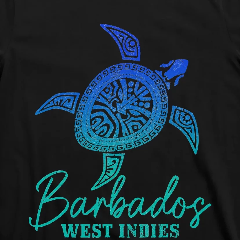 Barbados West Indies Bajan Sea Turtle Scuba Diving T-Shirt