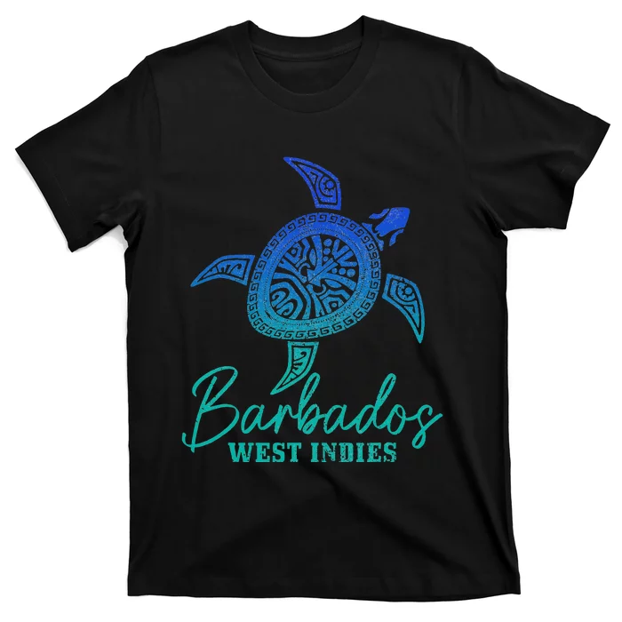 Barbados West Indies Bajan Sea Turtle Scuba Diving T-Shirt