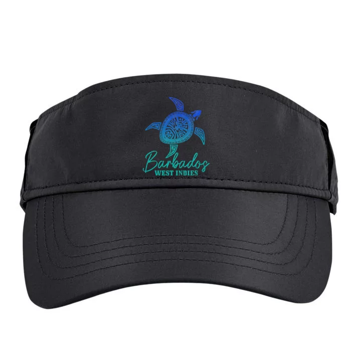 Barbados West Indies Bajan Sea Turtle Scuba Diving Adult Drive Performance Visor