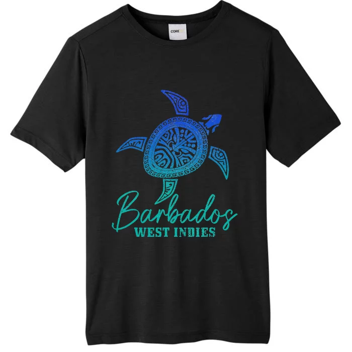 Barbados West Indies Bajan Sea Turtle Scuba Diving ChromaSoft Performance T-Shirt