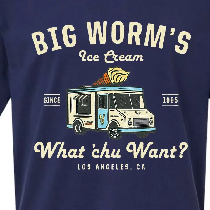 Big Worms Ice Cream Truck What Chu Want Sueded Cloud Jersey T-Shirt