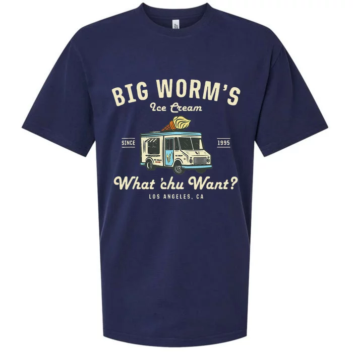 Big Worms Ice Cream Truck What Chu Want Sueded Cloud Jersey T-Shirt