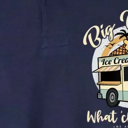 Big Worm's Ice Cream What Chu Want? Hello Summer Sea & Beach Softstyle Adult Sport Polo