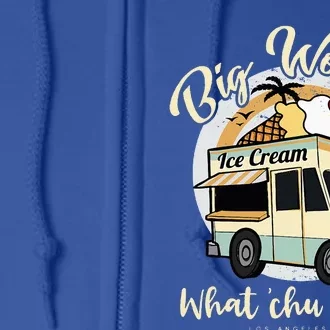 Big Worms Ice Cream Truck What Chu Want Summer Vacation Full Zip Hoodie