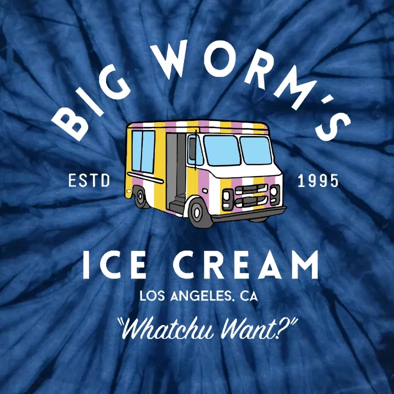 Big Worm&39;s Ice Cream &Quot;Whatchu Want&quot; Los Angeles CA Tie-Dye T-Shirt