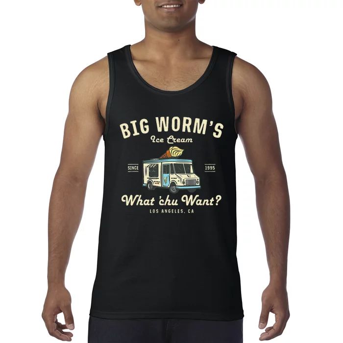 Big Worms Ice Cream Truck What Chu Want Tank Top