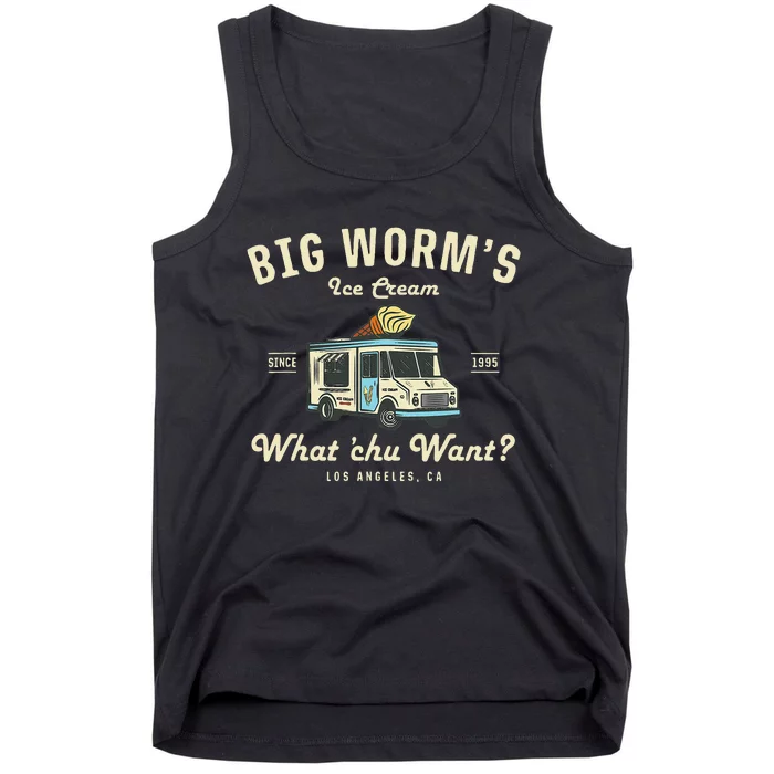 Big Worms Ice Cream Truck What Chu Want Tank Top