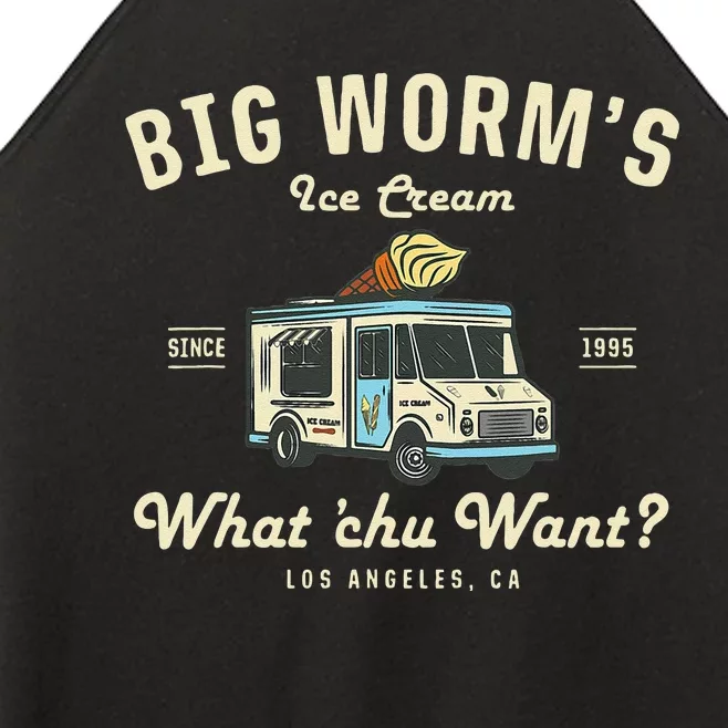 Big Worms Ice Cream Truck What Chu Want Women’s Perfect Tri Rocker Tank