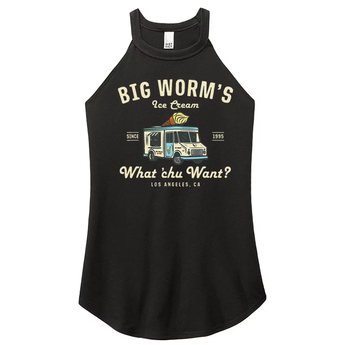 Big Worms Ice Cream Truck What Chu Want Women’s Perfect Tri Rocker Tank