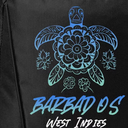 Barbados West Indies Beach Vacation Sea Turtle Tribal City Backpack