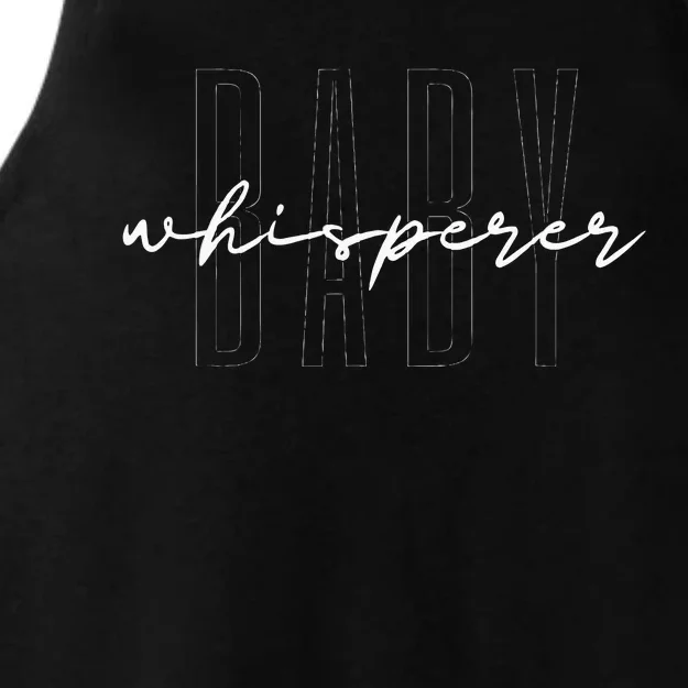 Baby Whisperer Infant Teacher Early Childhood Daycare Ladies Tri-Blend Wicking Tank