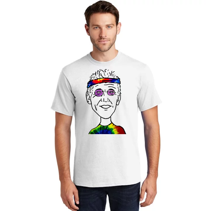 Bill Walton Jay Bilas Share Memories Tie Dye Tall T-Shirt