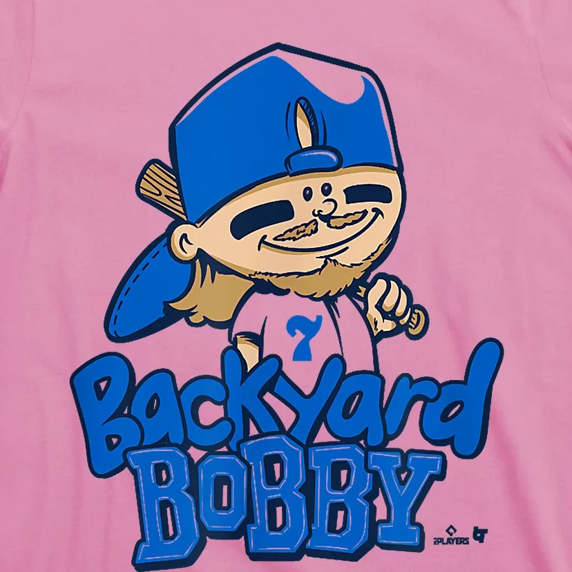 Bobby Witt Jr. Backyard Bobby Kansas City Baseball T-Shirt