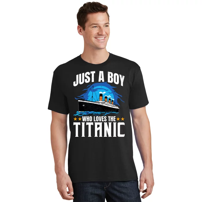 Boy Who Just Love The Rms Titanic T-Shirt