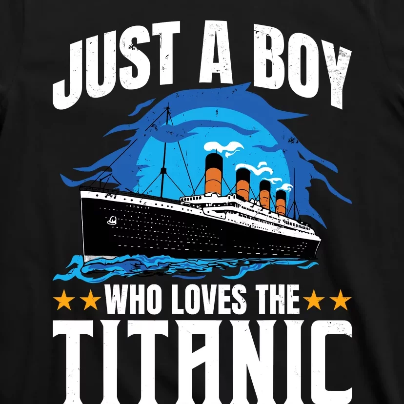 Boy Who Just Love The Rms Titanic T-Shirt