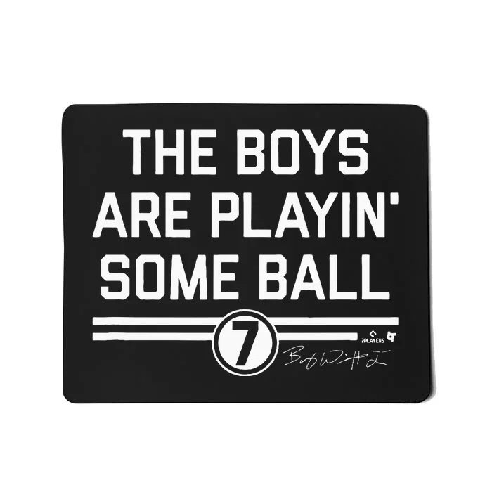 Bobby Witt Jr The Boy Are Playin Some Ball Mousepad