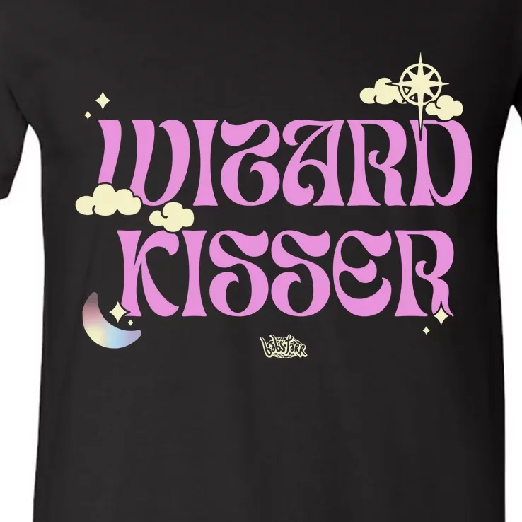 Babsdraws Wizard Kisser V-Neck T-Shirt