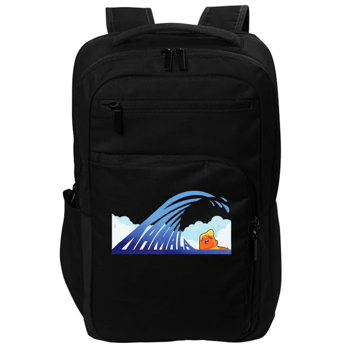 Blue Wave Kamala Harris Trump Impact Tech Backpack