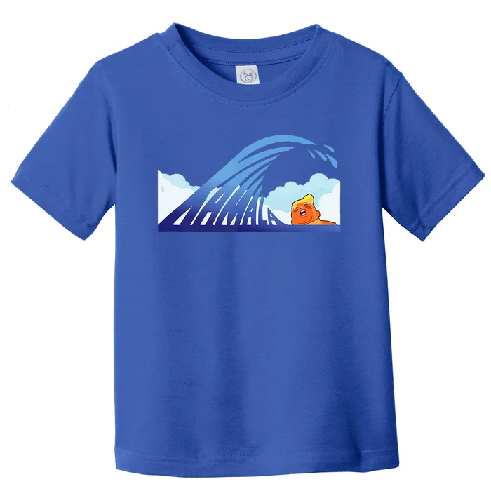 Blue Wave Kamala Harris Trump Toddler T-Shirt