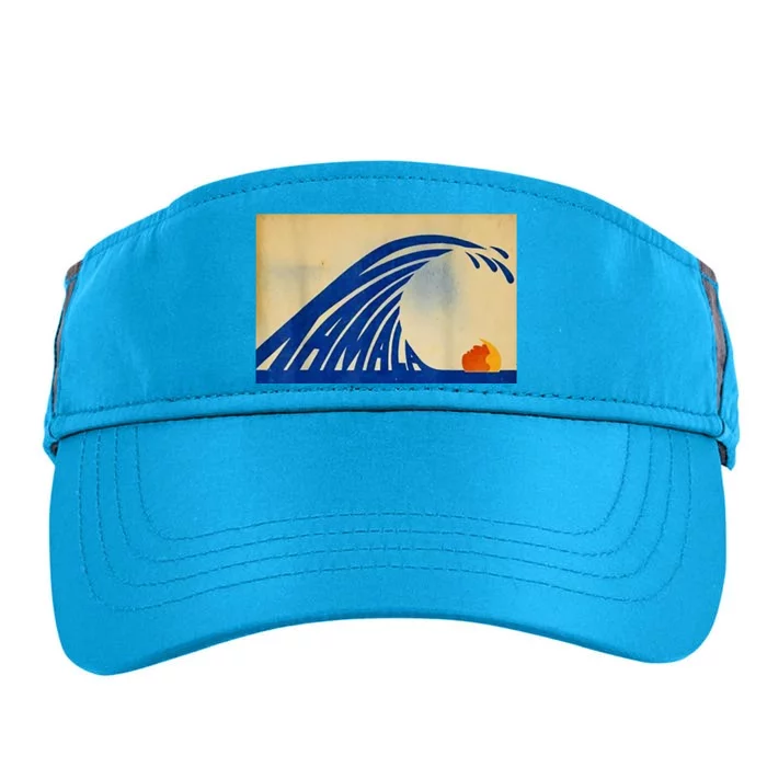 Blue Wave Kamala Funny Anti Trump Adult Drive Performance Visor