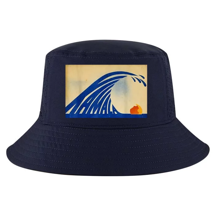 Blue Wave Kamala Funny Anti Trump Cool Comfort Performance Bucket Hat