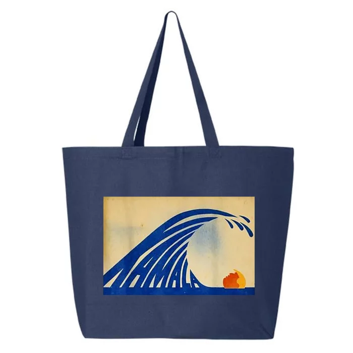 Blue Wave Kamala Funny Anti Trump 25L Jumbo Tote