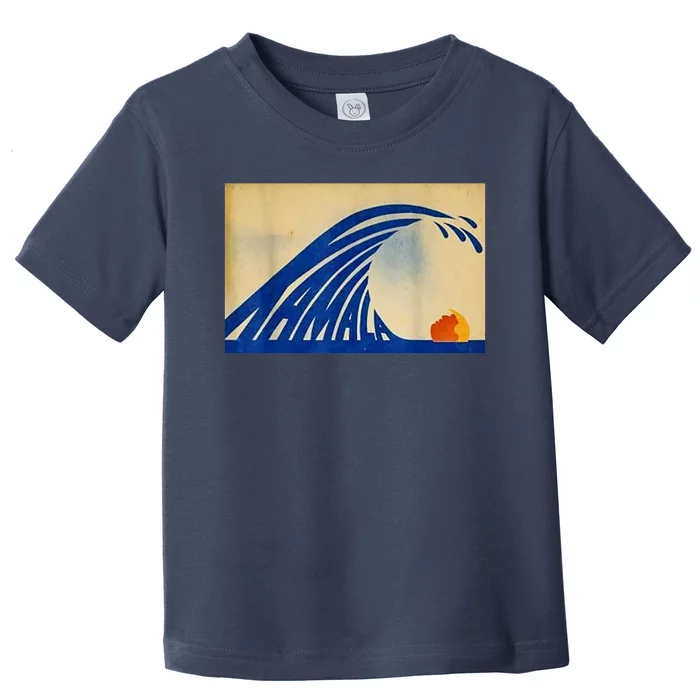 Blue Wave Kamala Funny Anti Trump Toddler T-Shirt