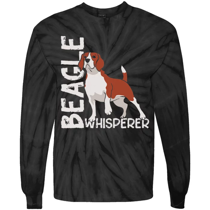 Beagle Whisperer Lover Dog Puppy Beagles Tie-Dye Long Sleeve Shirt