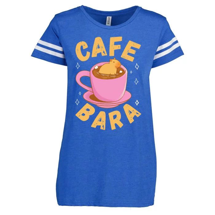 Boy who loves Capybaras South American Capybara Enza Ladies Jersey Football T-Shirt