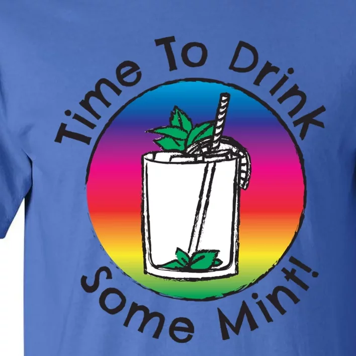 Bourbon Whiskey Mint Julep Mojito Rum Vacation Day Ing Gift Tall T-Shirt