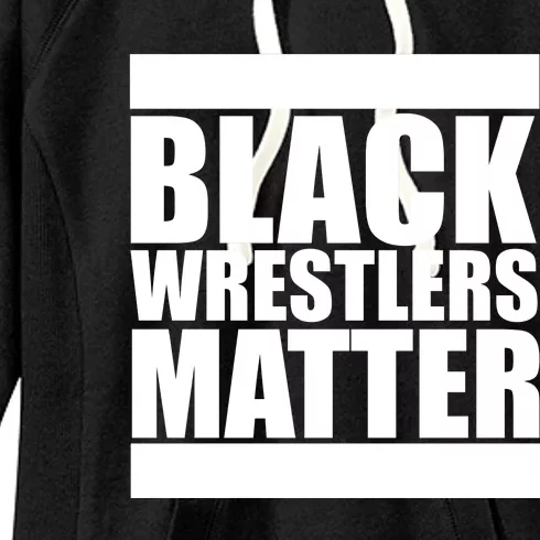 Black Wrestlers Matter Women's Fleece Hoodie