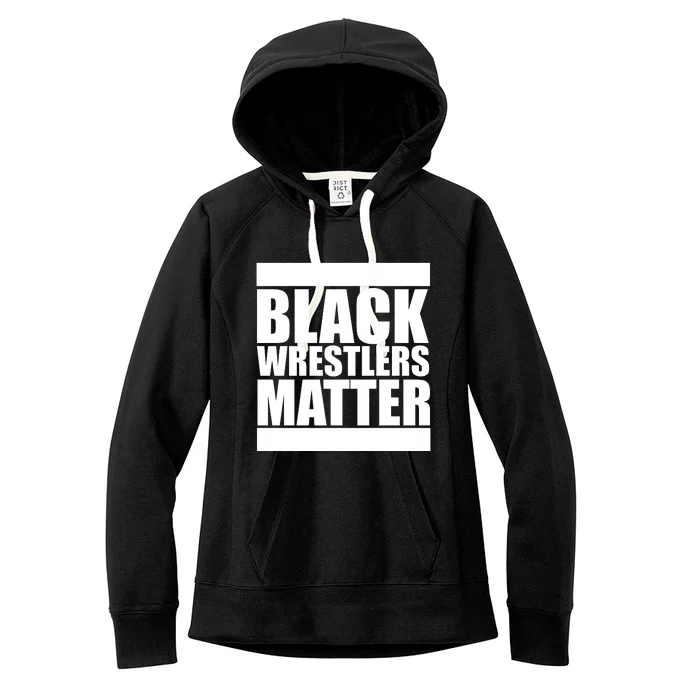 Black Wrestlers Matter Women's Fleece Hoodie