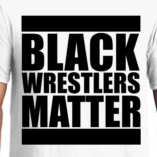 Black Wrestlers Matter Pajama Set