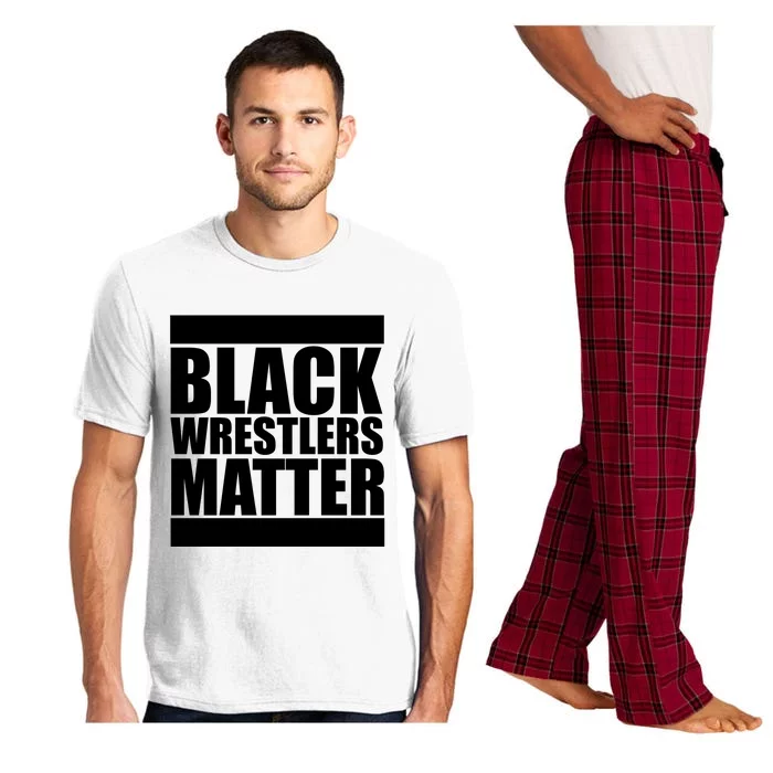 Black Wrestlers Matter Pajama Set