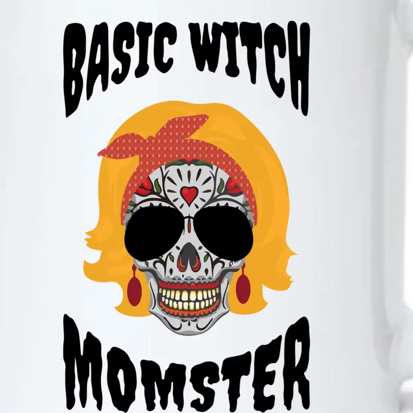 Basic Witch Momster Sugar Skull Ginger Funny Halloween Mom Gift Black Color Changing Mug