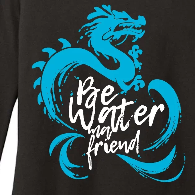 Be Water My Friend Water Dragon Womens CVC Long Sleeve Shirt