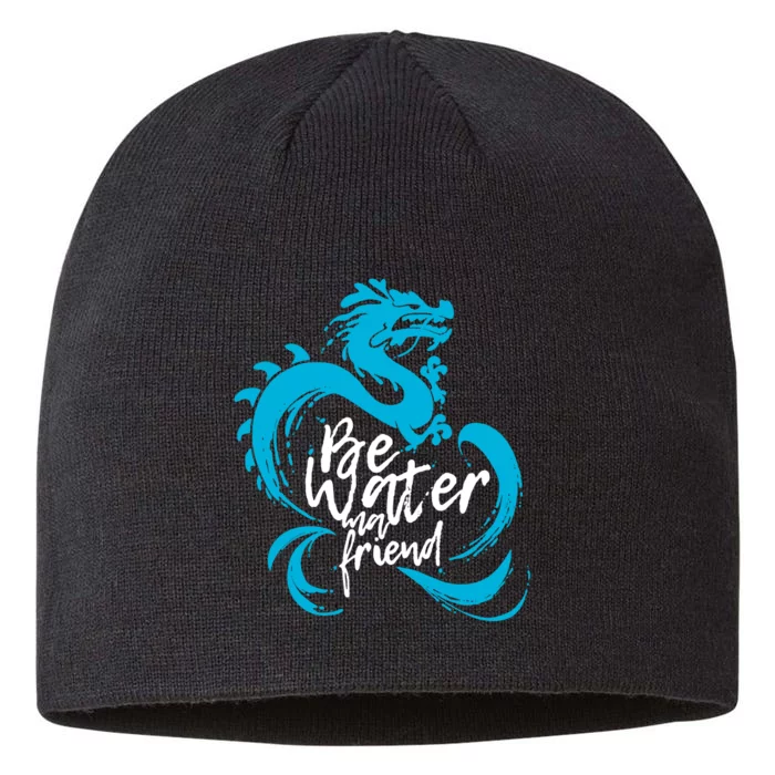 Be Water My Friend Water Dragon 8 1/2in Sustainable Knit Beanie