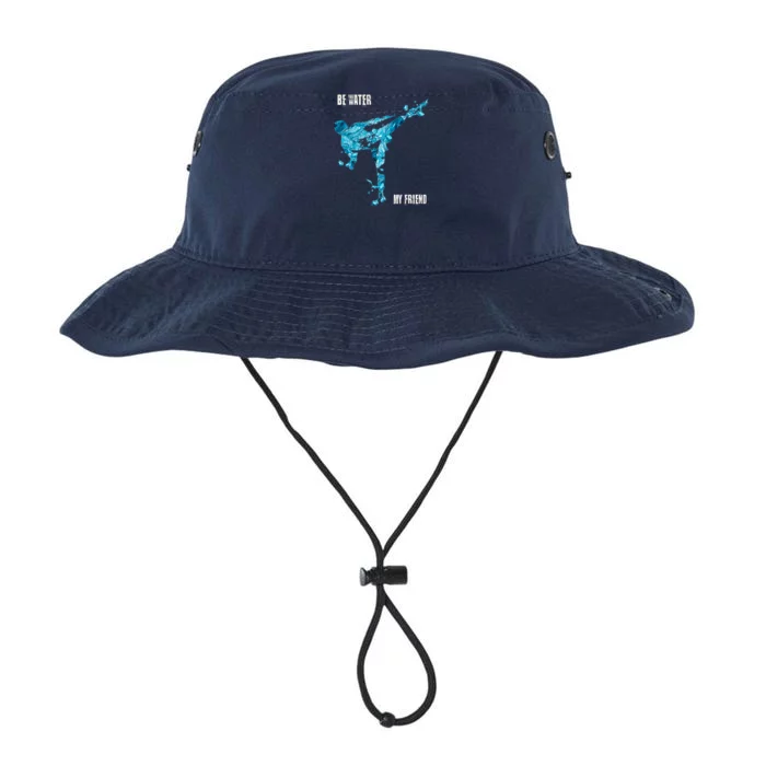 Be Water My Friend Ripple Quote Legacy Cool Fit Booney Bucket Hat