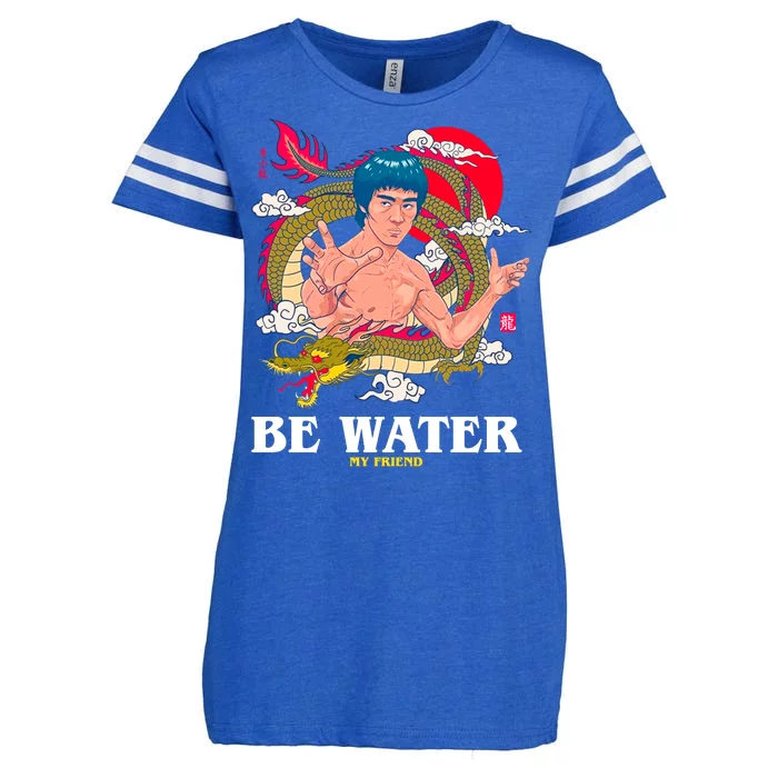 Be Water My Friend Enza Ladies Jersey Football T-Shirt