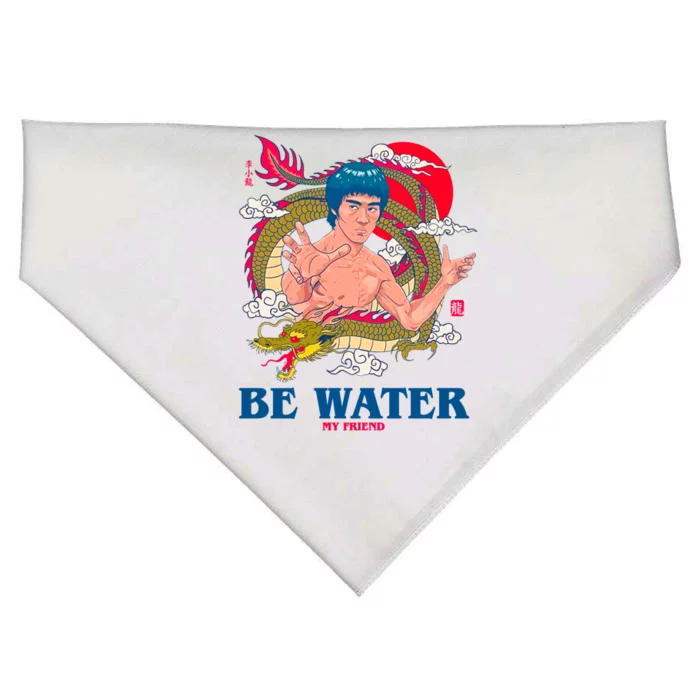 Be Water My Friend USA-Made Doggie Bandana