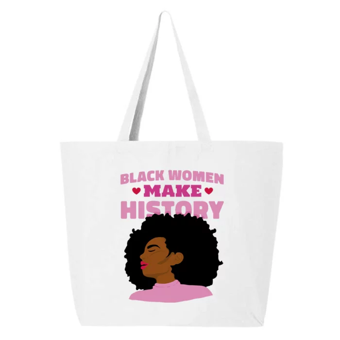 Black Women Make History Female 25L Jumbo Tote