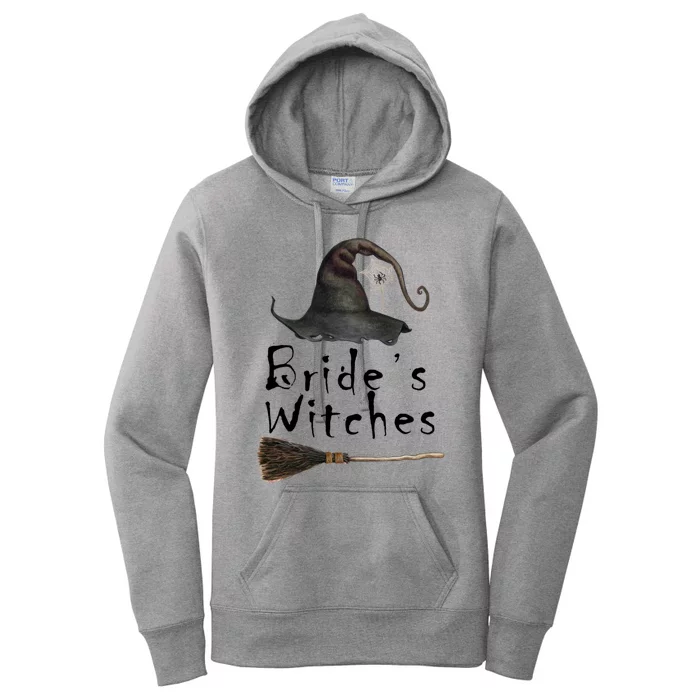 Brides Witches Matching Bachelorette Party Halloween Gift Women's Pullover Hoodie