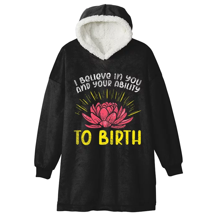 Birth Worker, Midwife, Doula, Childbirth Educator Hooded Wearable Blanket