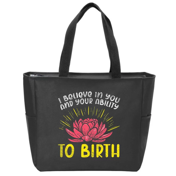 Birth Worker, Midwife, Doula, Childbirth Educator Zip Tote Bag