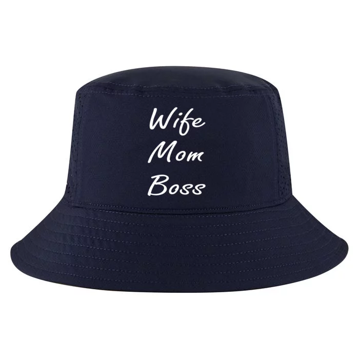 Boss Wife Mom Mother Thank You Gift Cool Comfort Performance Bucket Hat