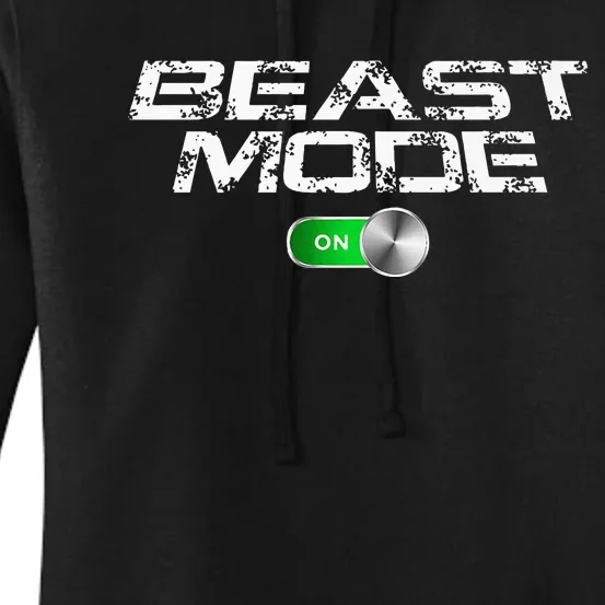 Beast Workout Mode Style Ripped Yoga Locker Healthy Nieces Women's Pullover Hoodie