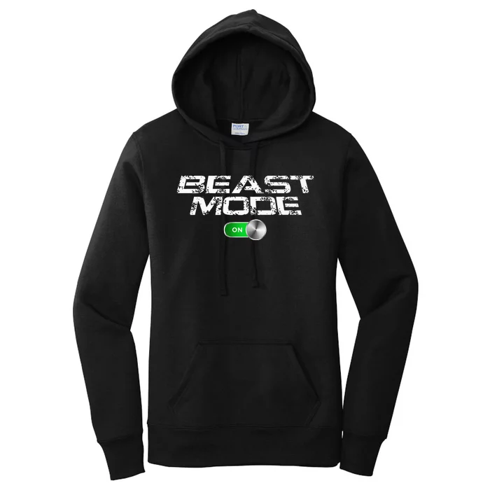 Beast Workout Mode Style Ripped Yoga Locker Healthy Nieces Women's Pullover Hoodie