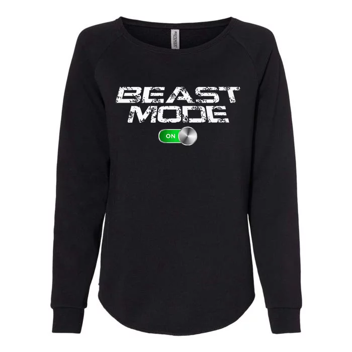 Beast Workout Mode Style Ripped Yoga Locker Healthy Nieces Womens California Wash Sweatshirt