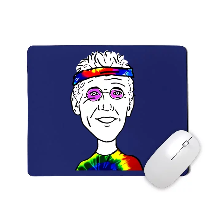 Bill Walton Meme Rip Walton Tiedye Mousepad