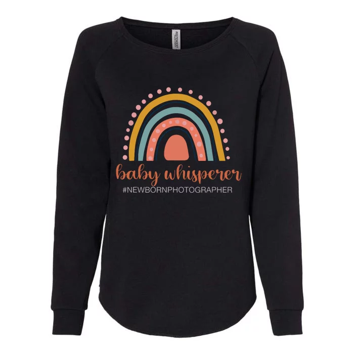 Baby Whisperer Newborn Photographer Rainbow Photographer Womens California Wash Sweatshirt